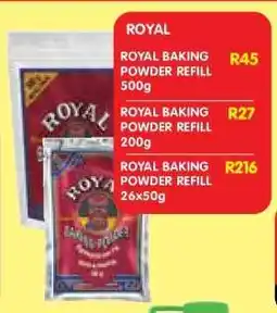 Shoprite ROYAL BAKING POWDER REFILL 500g offer