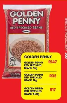 Shoprite GOLDEN PENNY RED SPECKLED BEANS 1kg offer