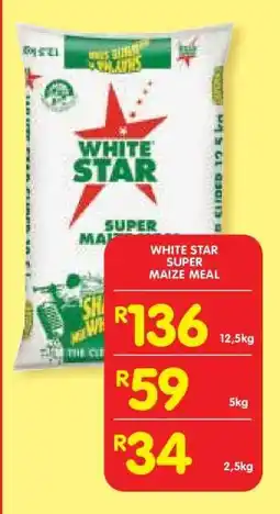 Shoprite WHITE STAR SUPER MAIZE MEAL offer