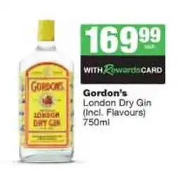 Spar Tops Gordon's London Dry Gin offer