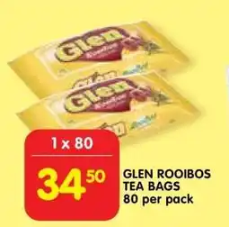 Shoprite GLEN ROOIBOS TEA BAGS offer