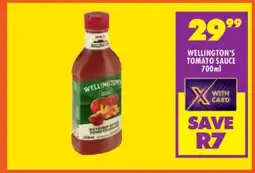 Shoprite Wellington's Tomato Sauce-700ml offer