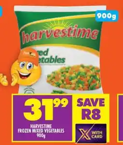 Shoprite HARVESTIME FROZEN MIXED VEGETABLES 900g offer