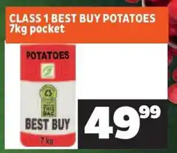 Shoprite CLASS 1 BEST BUY POTATOES 7kg pocket offer