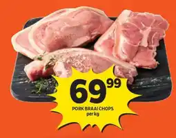 Shoprite PORK BRAAI CHOPS offer