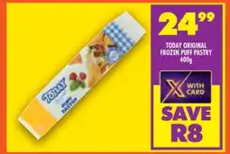 Shoprite TODAY ORIGINAL FROZEN PUFF PASTRY 400g offer