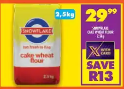 Shoprite Snowflake Cake Wheat Flour 2.5kg offer