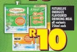 Shoprite FUTURELIFE ENERGIZE FLAVOURED DRINKING MEAL offer