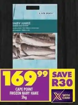 Shoprite CAPE POINT FROZEN BABY HAKE 2kg offer