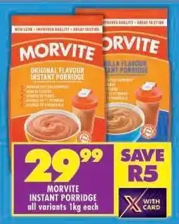 Shoprite MORVITE INSTANT PORRIDGE offer