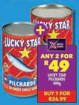 Shoprite LUCKY STAR Pilchards 400g offer