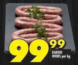 Shoprite KAROO WORS per kg offer