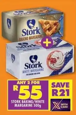Shoprite Stork Baking/White Margarine 500g offer