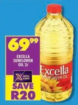 Shoprite Excella Sunflower Oil-2L offer