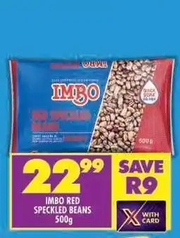 Shoprite IMBO RED SPECKLED BEANS 500g offer