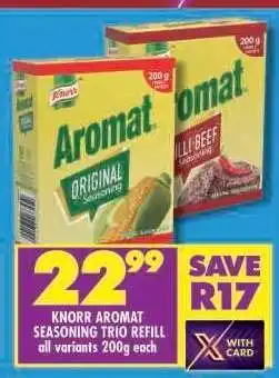 Shoprite KNORR AROMAT SEASONING TRIO REFILL offer
