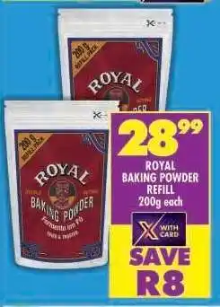 Shoprite ROYAL BAKING POWDER REFILL offer