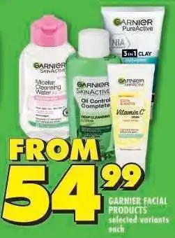Shoprite Garnier Facial Products offer