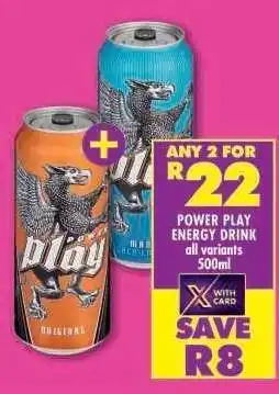 Shoprite Power Play Energy Drink offer