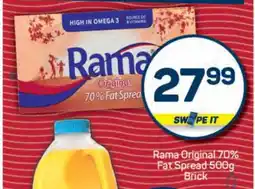 Pick n Pay Rama Original 70% Fat Spread 500g Brick offer
