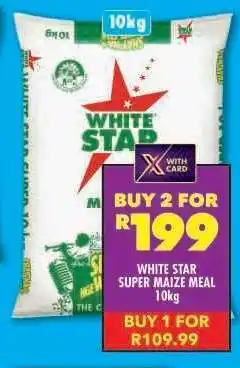 Shoprite White Star Super Maize Meal-10Kg offer