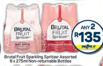 Pick n Pay Brutal Fruit Sparkling Spritzer Assorted offer