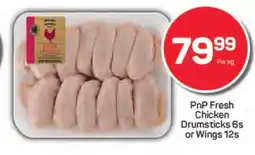Pick n Pay PnP Fresh Chicken Drumsticks 6s or Wings 12s offer