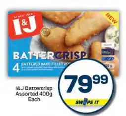 Pick n Pay I&J Battercrisp Assorted 400g offer