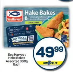 Pick n Pay Sea Harvest Hake Bakes Assorted 360g offer