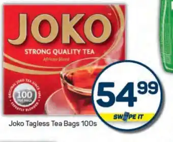 Pick n Pay Joko Tagless Tea Bags 100s offer