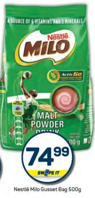 Pick n Pay Nestlé Milo Gusset Bag 500g offer