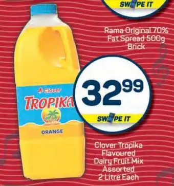 Pick n Pay Clover Tropika Flavoured Dairy Fruit Mix Assorted offer