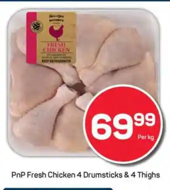 Pick n Pay PnP Fresh Chicken 4 Drumsticks & 4 Thighs offer