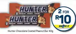 Pick n Pay Hunter Chocolate Coated Peanut Bar 40g offer