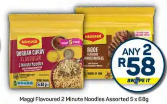Pick n Pay Maggi Flavoured 2 Minute Noodles Assorted 5 x 68g offer