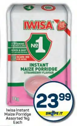 Pick n Pay Iwisa Instant Maize Porridge Assorted 1kg offer