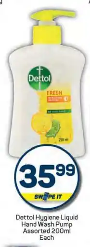 Pick n Pay Dettol Hygiene Liquid Hand Wash Pump offer