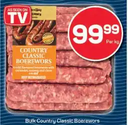 Pick n Pay Bulk Country Classic Boerewors offer