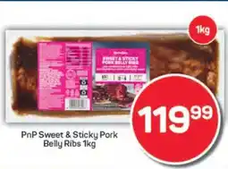 Pick n Pay PnP Sweet & Sticky Pork Belly Ribs 1kg offer