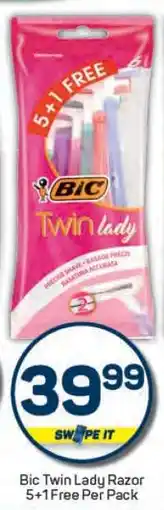 Pick n Pay Bic Twin Lady Razor offer