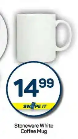 Pick n Pay Stoneware White Coffee Mug offer