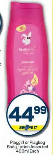 Pick n Pay Playgirl or Playboy Body Lotion Assorted offer