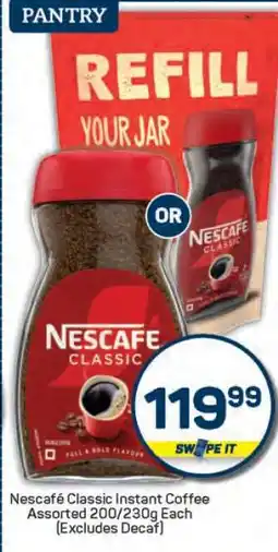 Pick n Pay Nescafé Classic Instant Coffee offer
