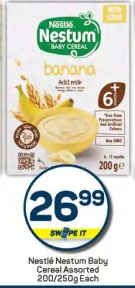 Pick n Pay NESTLÉ Nestum Baby Cereal Assorted offer