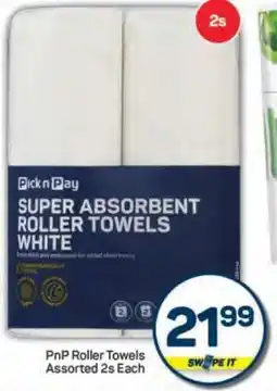 Pick n Pay PnP Roller Towels Assorted 2s Each offer