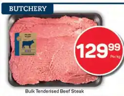 Pick n Pay Bulk Tenderised Beef Steak offer