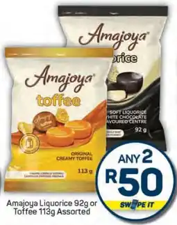 Pick n Pay Amajoya Liquorice or Toffee offer