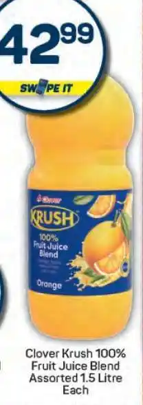 Pick n Pay Clover Krush 100 Fruit Juice Blend offer