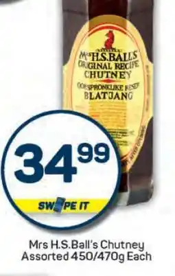 Pick n Pay Mrs H.S.Ball's Chutney offer