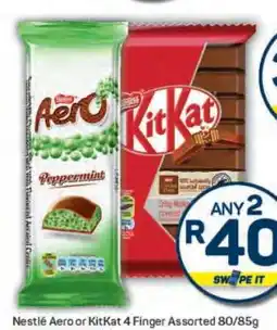 Pick n Pay Nestlé Aero or KitKat 4 Finger Assorted 80/85g offer
